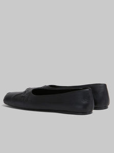 Marni Nappa Leather 'Seamless Little Bow' Ballet Flat