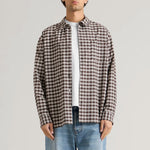 Load image into Gallery viewer, A.P.C. 'Malcom' Check Shirt Brown
