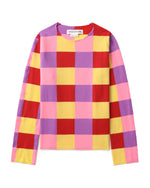 Load image into Gallery viewer, Comme Des Garçons Multicolour Check Knit Sweater

