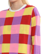 Load image into Gallery viewer, Comme Des Garçons Multicolour Check Knit Sweater
