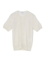 Load image into Gallery viewer, Comme Des Garçons Short Sleeved Cashmere Cardigan Off White
