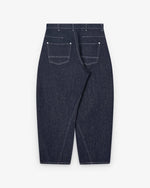 Load image into Gallery viewer, Comme des Garçons HOMME Barrel Denim Jeans Navy White
