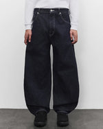 Load image into Gallery viewer, Comme des Garçons HOMME Barrel Denim Jeans Navy White
