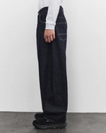 Load image into Gallery viewer, Comme des Garçons HOMME Barrel Denim Jeans Navy White
