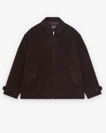Load image into Gallery viewer, Comme des Garçons HOMME Quilted Zip-Up Wool Jacket Brown
