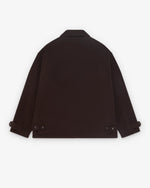 Load image into Gallery viewer, Comme des Garçons HOMME Quilted Zip-Up Wool Jacket Brown
