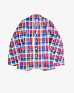 Comme Des Garçons Tartan Overprint Jacket