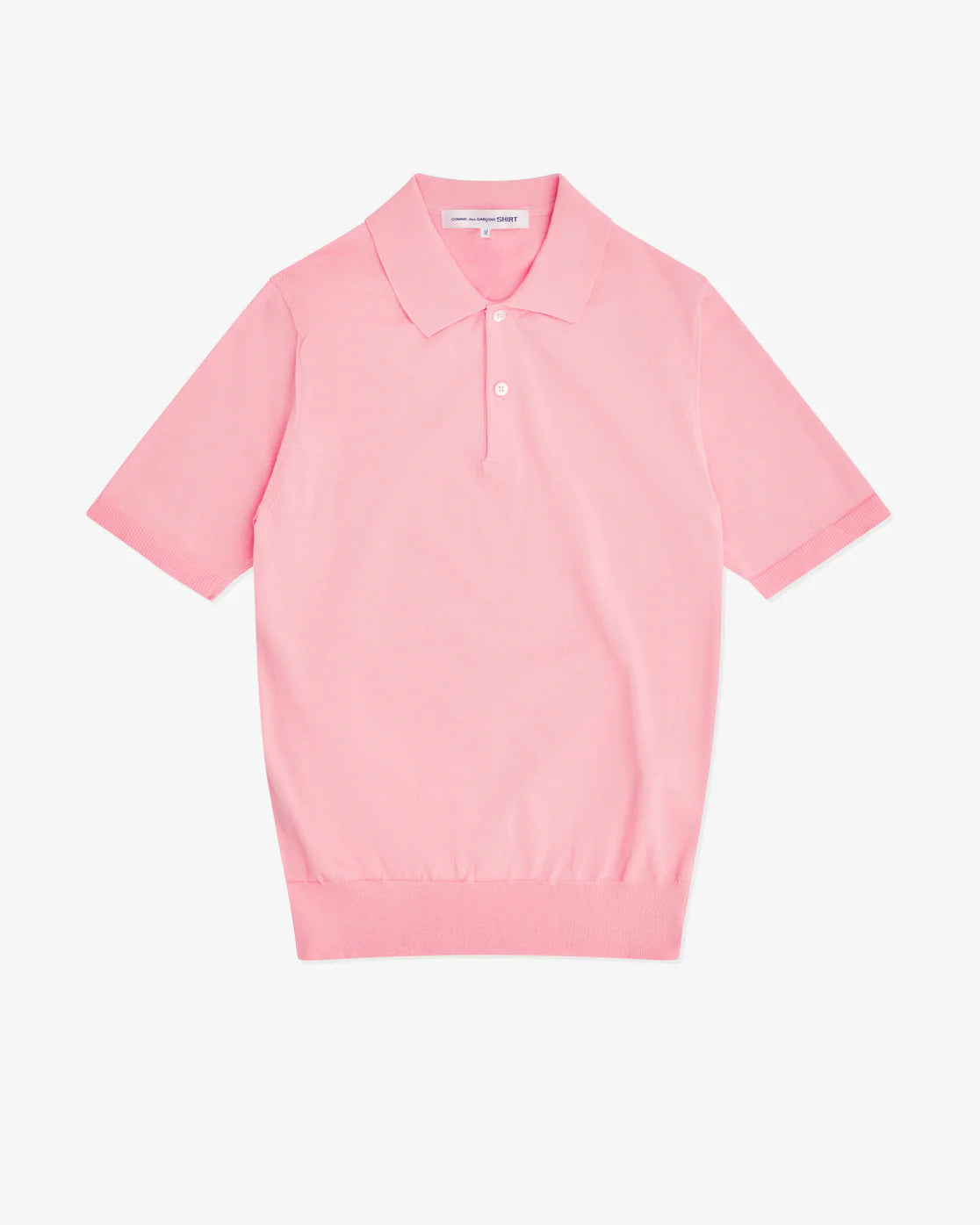 Comme Des Garçons Knitted Polo Shirt