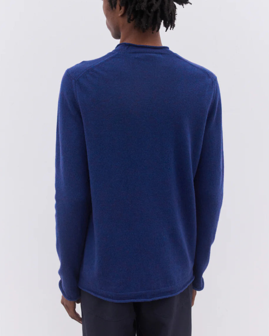 Comme Des Garçons Rolled Hem Sweater Navy