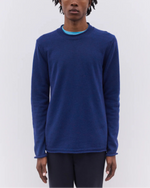 Load image into Gallery viewer, Comme Des Garçons Rolled Hem Sweater Navy
