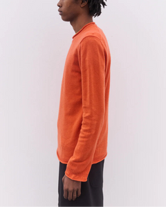 Comme Des Garçons Rolled Hem Sweater Orange