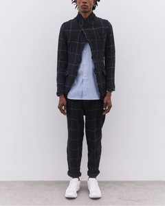 Comme Des Garçons Jacket In Window Grille Check