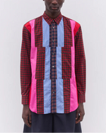 Load image into Gallery viewer, Comme Des Garçons Tartan Multi Colour Block Shirt
