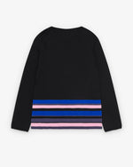 Load image into Gallery viewer, Comme des Garçons Blue Pink Stripe Knit Sweater
