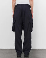 Load image into Gallery viewer, Comme des Garçons Pinstripe Cargo Trousers Navy
