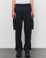 Load image into Gallery viewer, Comme des Garçons Pinstripe Cargo Trousers Navy
