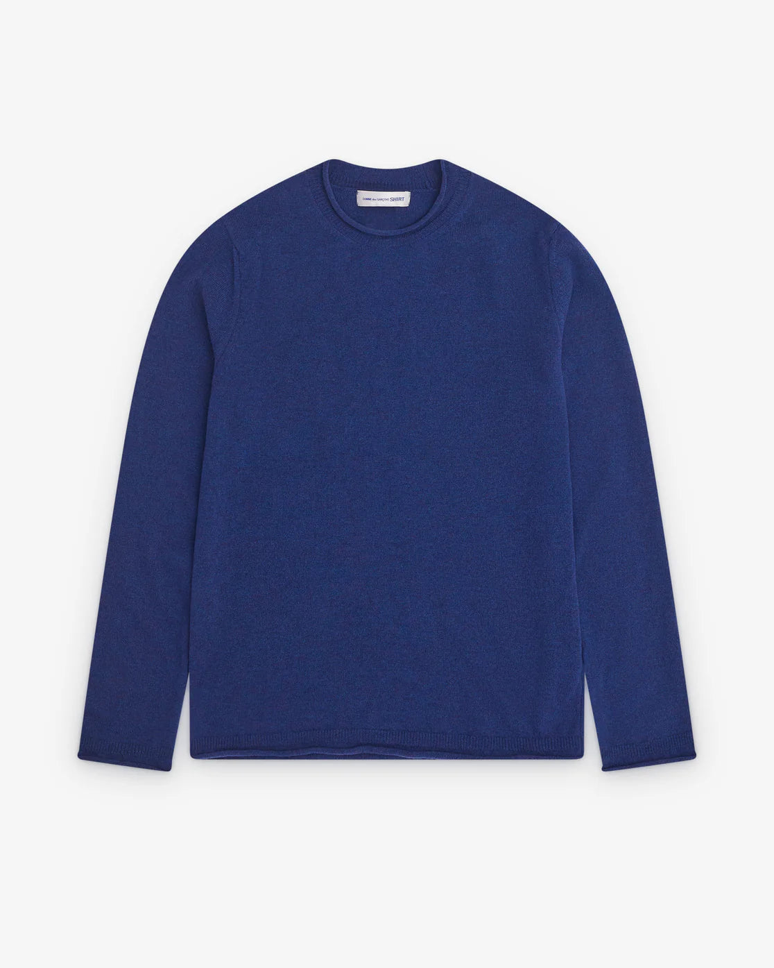 Comme Des Garçons Rolled Hem Sweater Navy