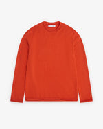 Load image into Gallery viewer, Comme Des Garçons Rolled Hem Sweater Orange

