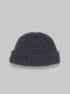 Marni Grey Shetland Wool Beanie