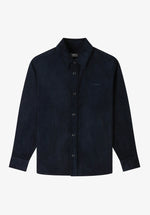 Load image into Gallery viewer, A.P.C. &#39;Bobby&#39; Logo Overshirt Dark Navy

