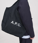 Load image into Gallery viewer, A.P.C. Ninon Tote Bag Indigo Denim
