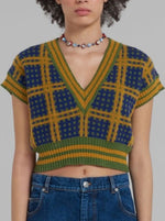 Load image into Gallery viewer, Marni Green Sleeveless Jumper
