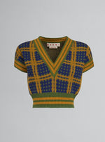 Load image into Gallery viewer, Marni Green Sleeveless Jumper
