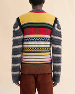 Load image into Gallery viewer, Marni Multicolour Wool Sleeveless Jumper With Mixed Patterns
