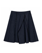Load image into Gallery viewer, Façon Jacmin 'Jamelia' Skirt Navy Stripes
