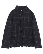 Load image into Gallery viewer, Comme Des Garçons Jacket In Window Grille Check
