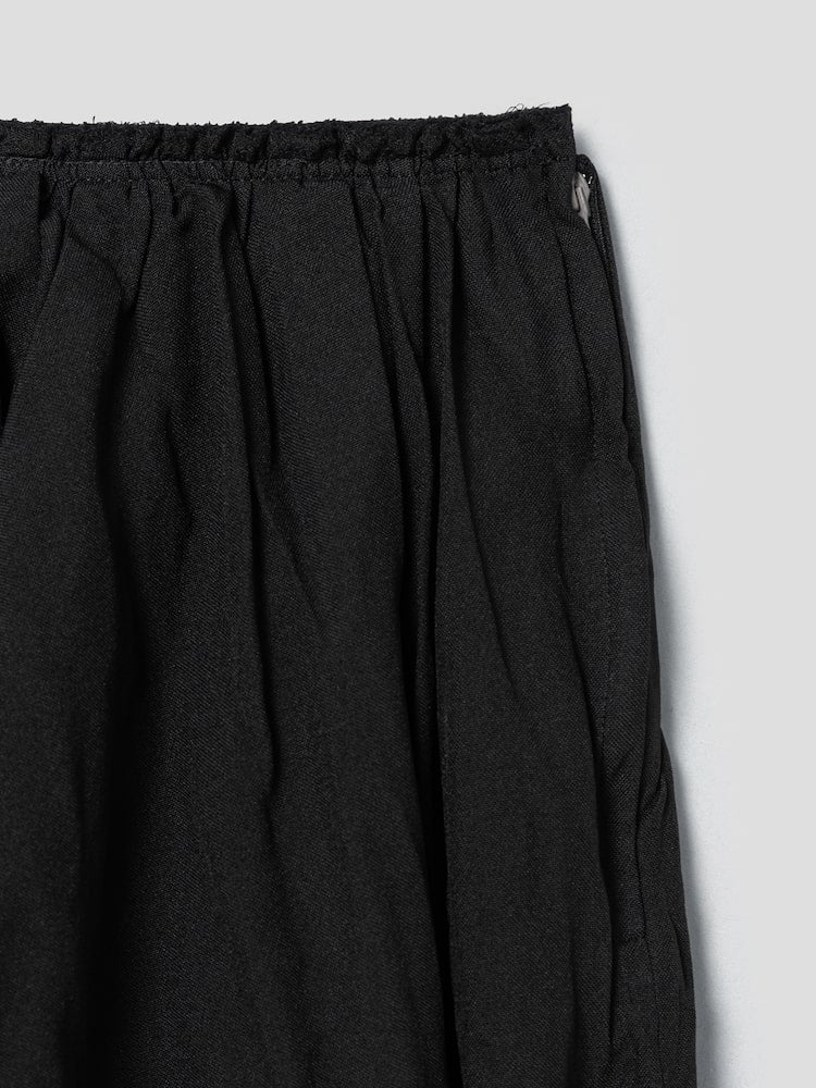 Comme Des Garçons Ribbon Detail Skirt Trousers Black