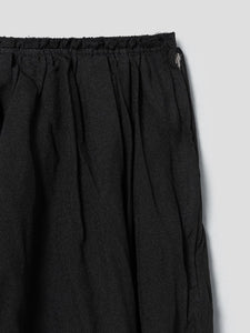 Comme Des Garçons Ribbon Detail Skirt Trousers Black