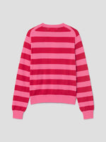 Load image into Gallery viewer, Comme des Garçons Wool Jersey Stripe Cardigan Pink
