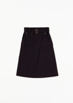 Load image into Gallery viewer, Plan C Wrap Skirt Blue Black
