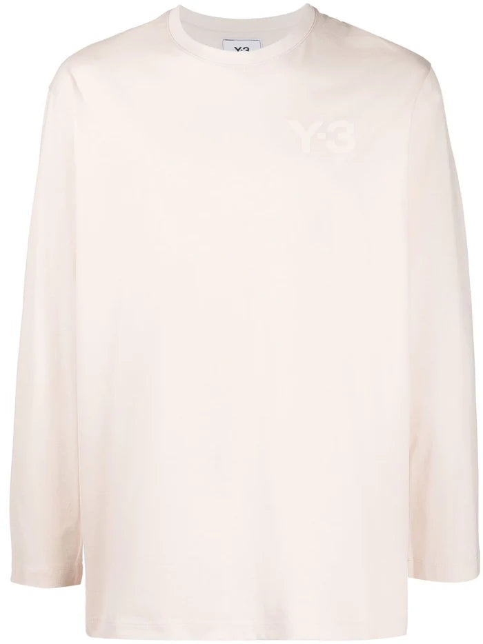 Y-3 Cream Long Sleeve T-shirt