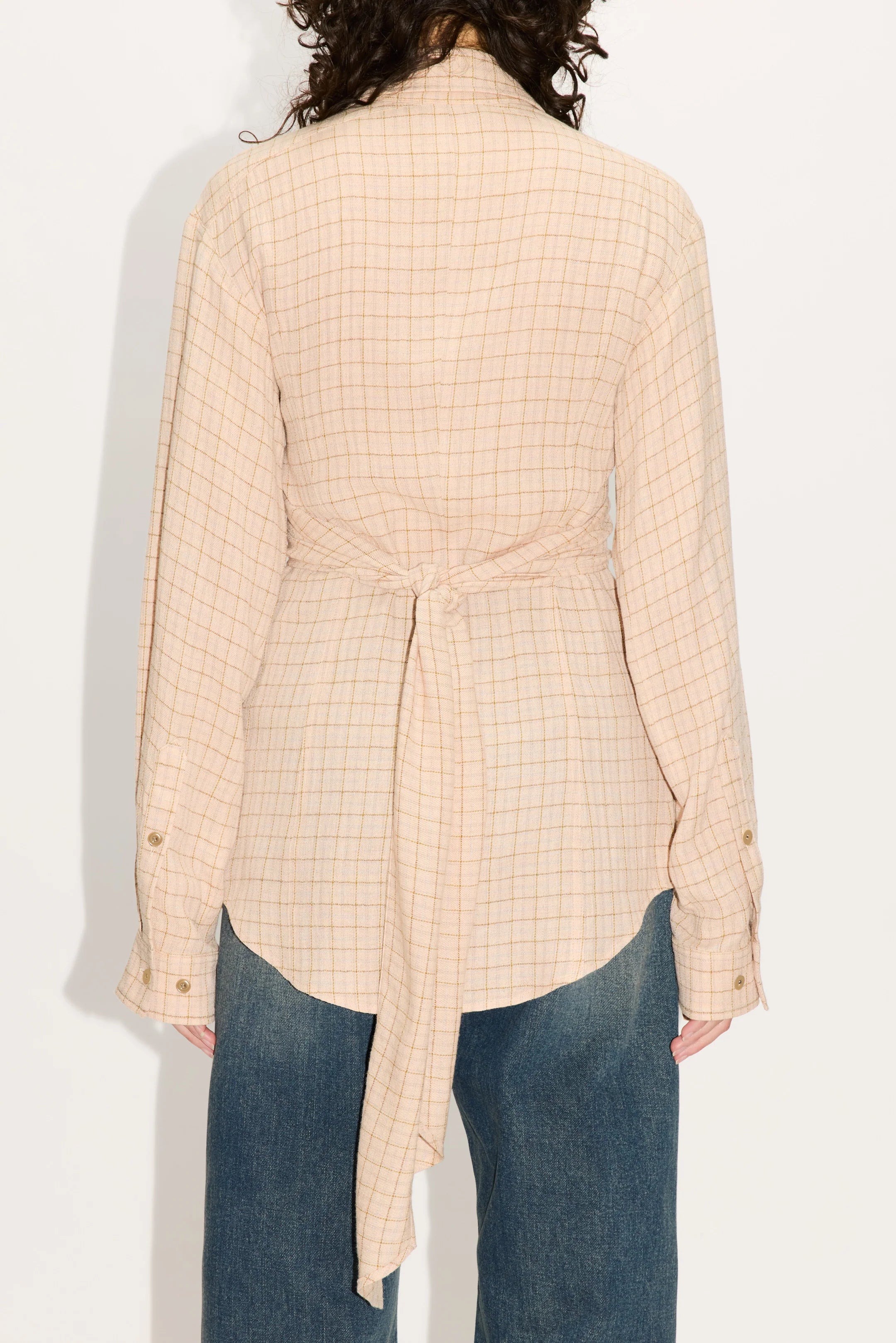HOPE Wrapover Shirt Airy Pink