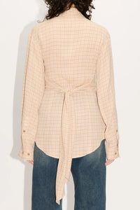 HOPE Wrapover Shirt Airy Pink