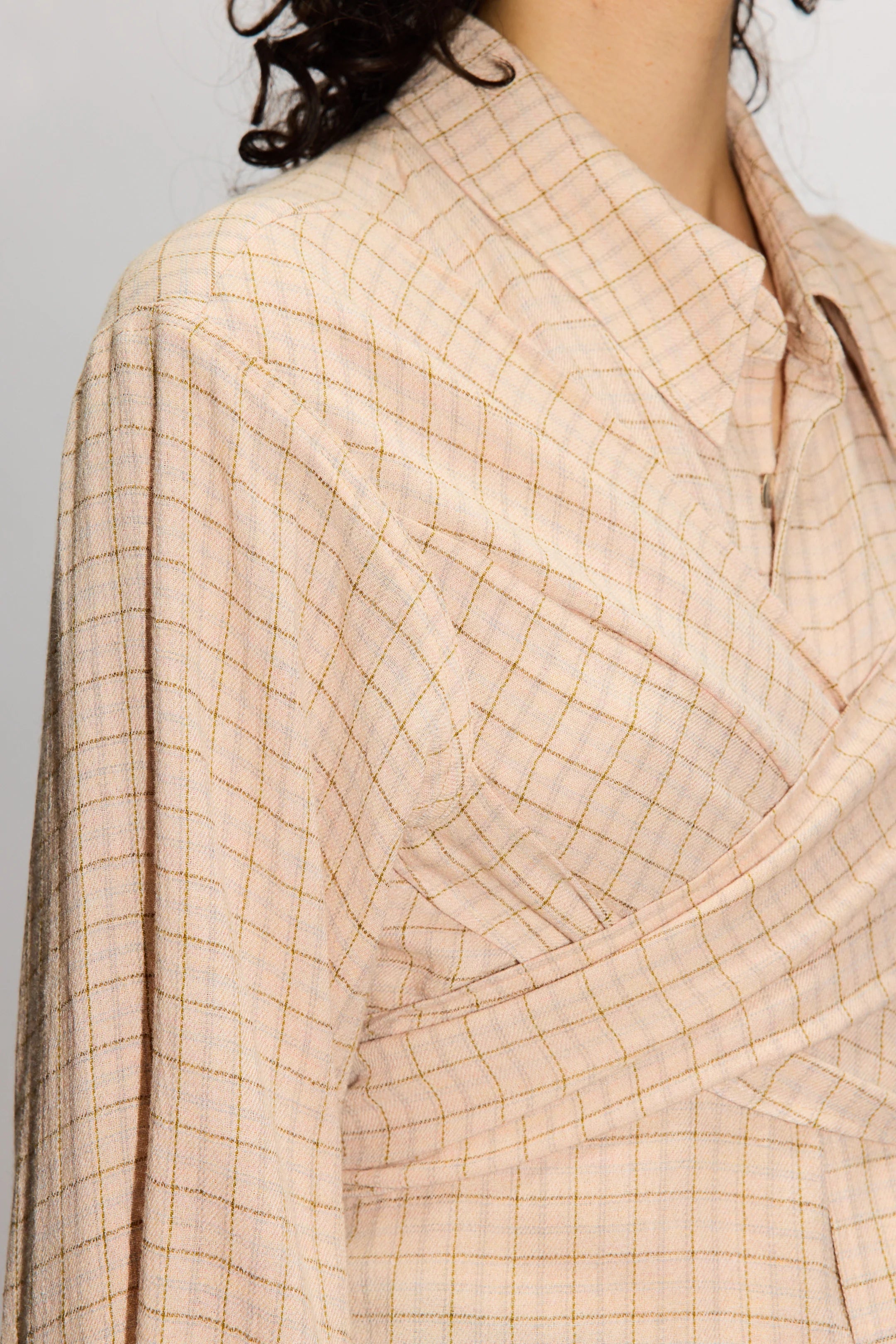 HOPE Wrapover Shirt Airy Pink