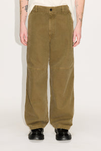 HOPE 'Stamp' Workwear Trousers Vintage Khaki