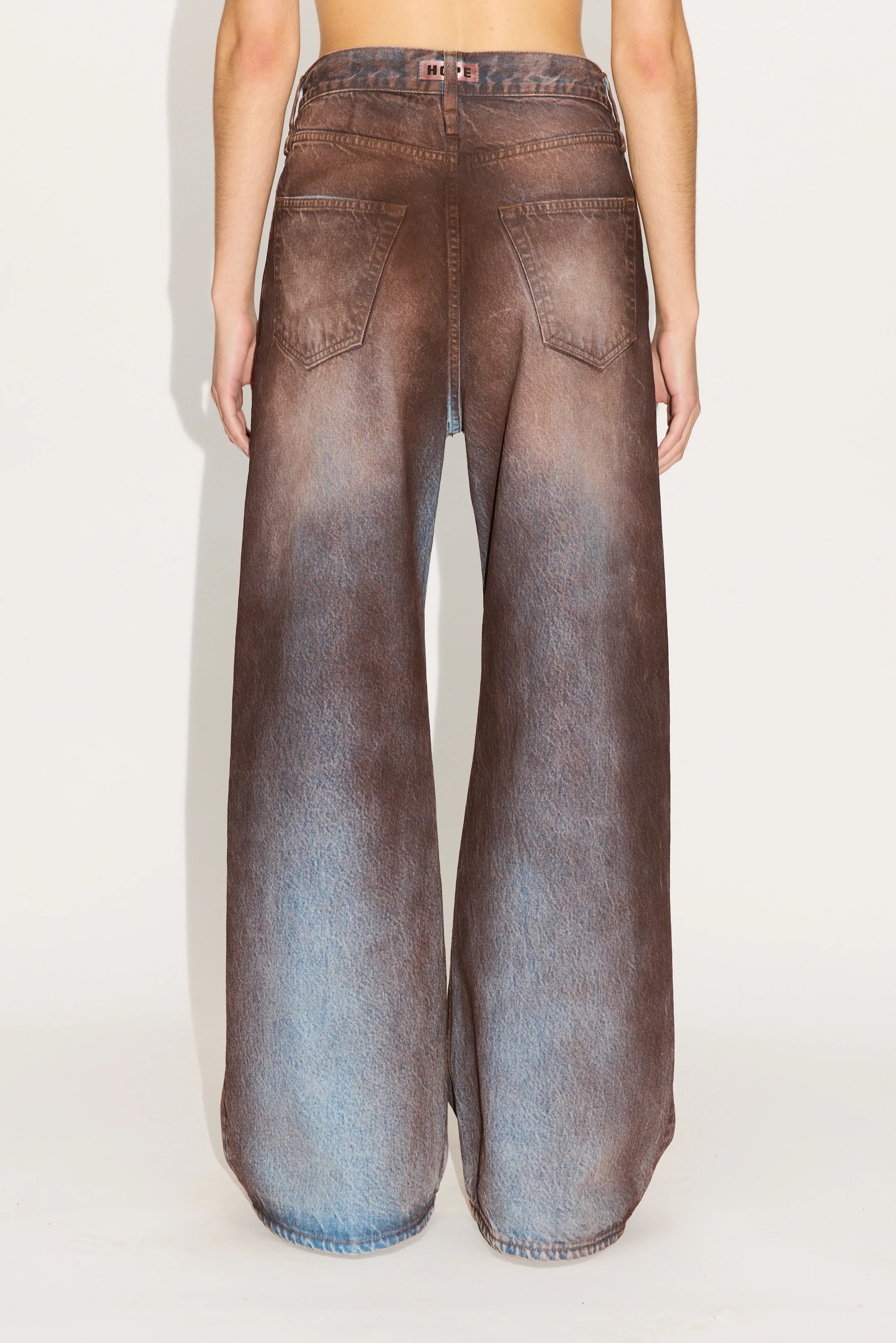 HOPE Wide-Leg Jeans In Vintage Clay Coat