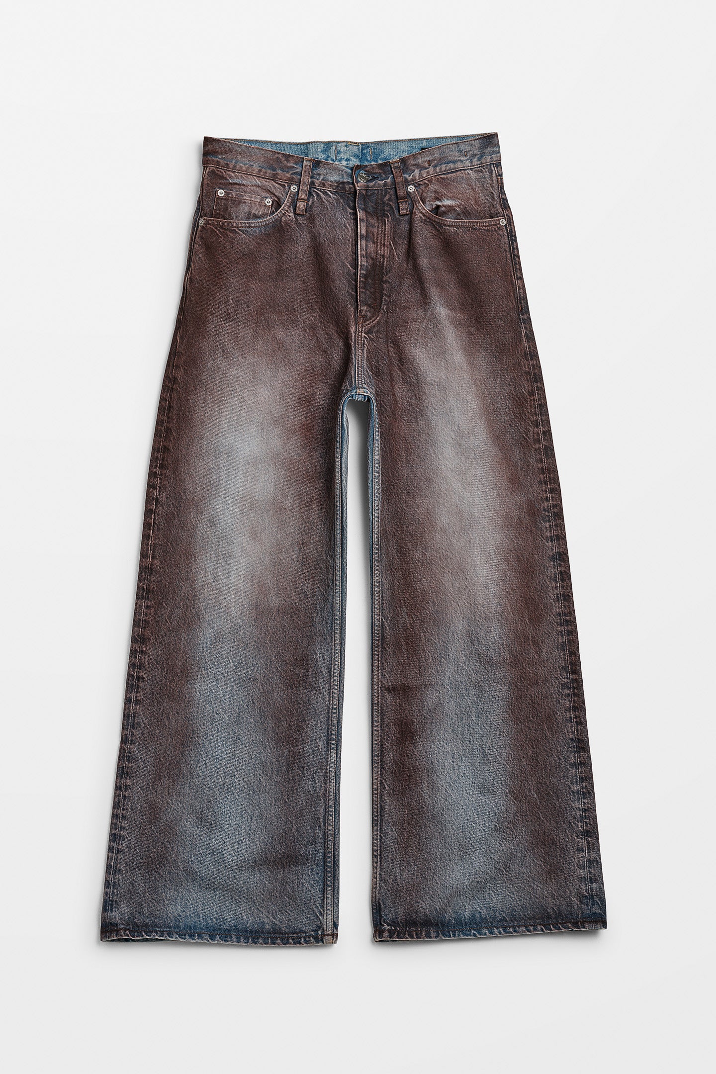 HOPE Wide-Leg Jeans In Vintage Clay Coat