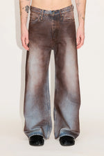 Load image into Gallery viewer, HOPE Wide-Leg Jeans In Vintage Clay Coat
