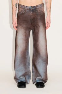 HOPE Wide-Leg Jeans In Vintage Clay Coat