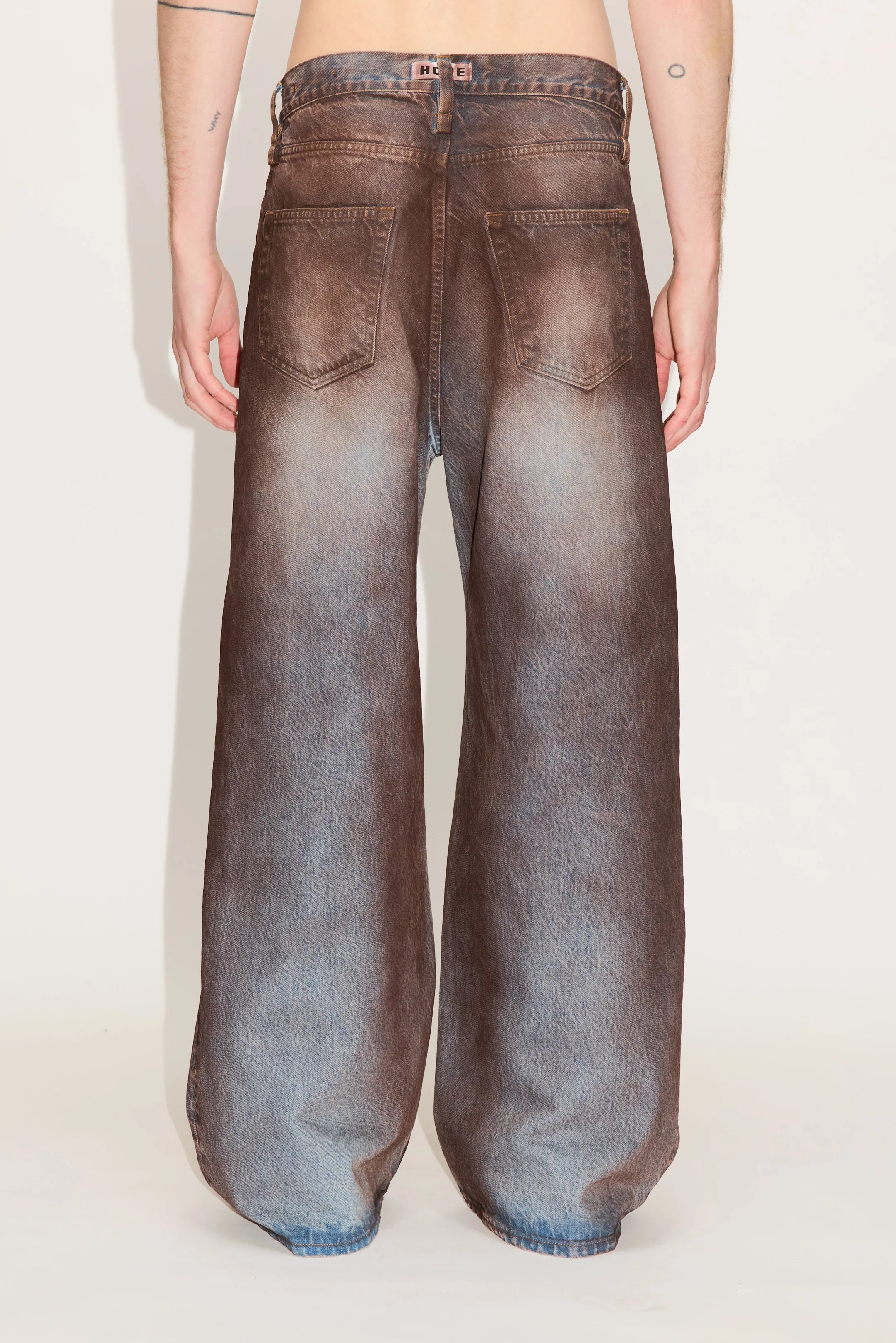 HOPE Wide-Leg Jeans In Vintage Clay Coat