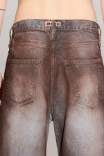 Load image into Gallery viewer, HOPE Wide-Leg Jeans In Vintage Clay Coat

