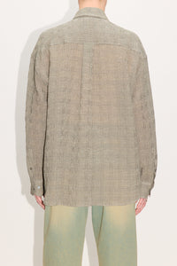 HOPE Wide Fit Shirt Crinkled Grey