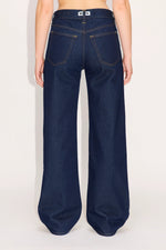 Load image into Gallery viewer, HOPE &#39;Shake&#39; Low-Waist Wide-Leg Jeans Rinsed Indigo
