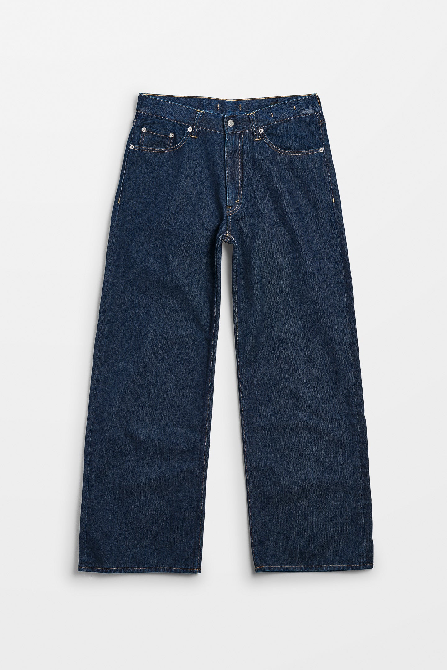 HOPE 'Shake' Low-Waist Wide-Leg Jeans Rinsed Indigo