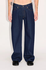 Load image into Gallery viewer, HOPE &#39;Shake&#39; Low-Waist Wide-Leg Jeans Rinsed Indigo
