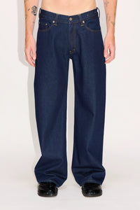 HOPE 'Shake' Low-Waist Wide-Leg Jeans Rinsed Indigo